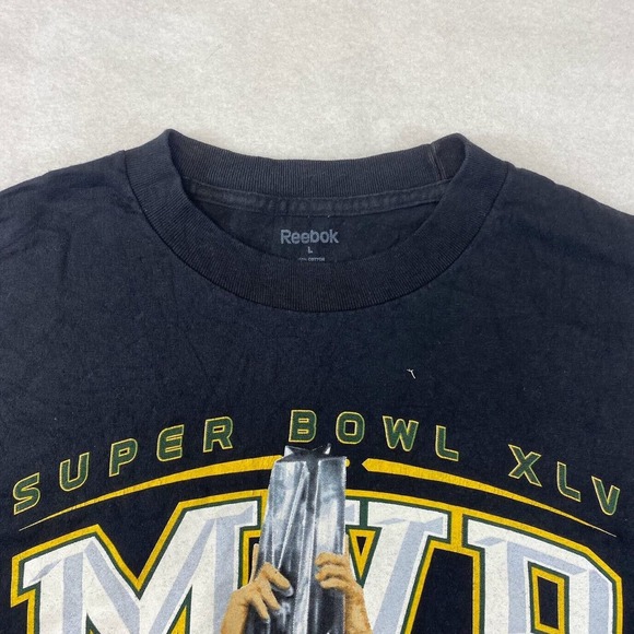 Reebok Green Bay Packers Aaron Rodgers Tee Thrifted Vintage Style Size L - Picture 9 of 10